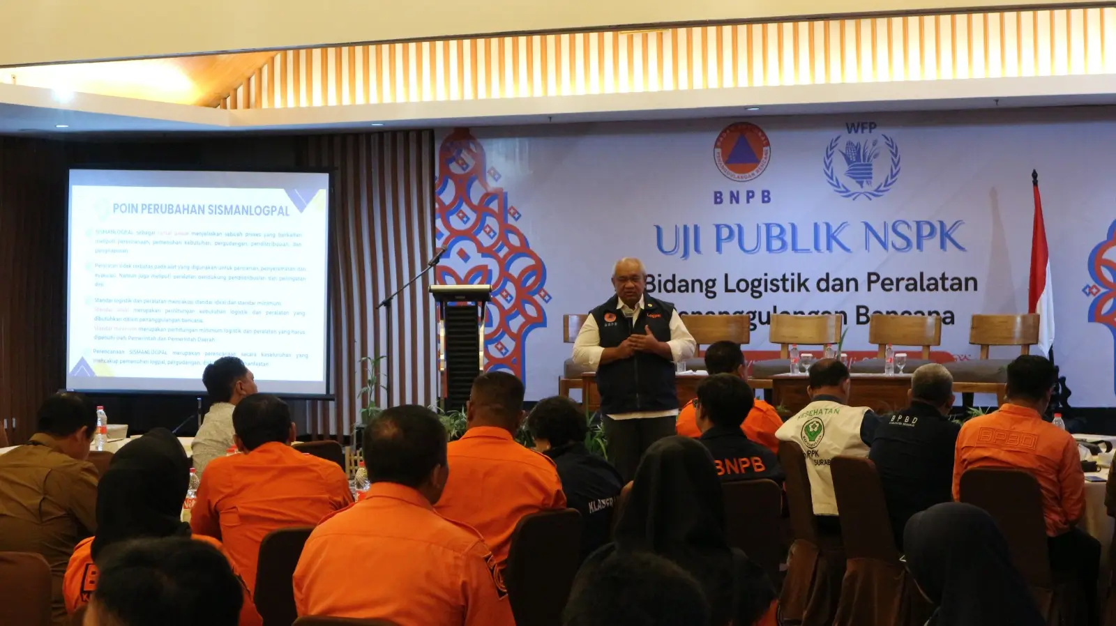 Kedeputian Bidang Logistik BNPB Laksanakan Uji Publik Perban Nomor 4/2018